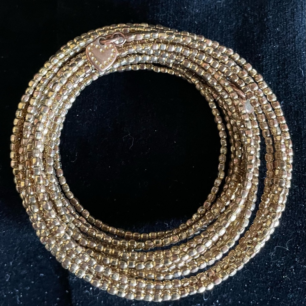 Stella & Dot Gold Wrap Bracelet